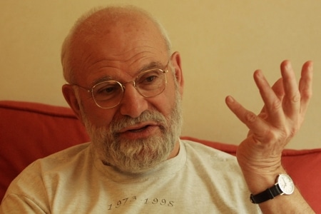 Oliver Sacks. In London